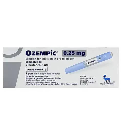 اوزمبيك 0.25 مجم محلول للحقن لتنظيم مستوي السكر في الدم 1قلم 1.5مل