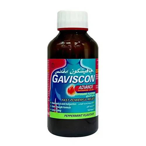 جافيسكون ادفانس لتخفيف الحموضة وسوء الهضم بنكهة النعناع 300مل