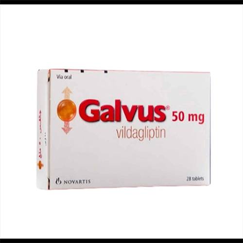 جالفس فيلداجليبتين 50مجم للتحكم في سكر الدم لمرضى السكري من الدرجة 2 28قرص