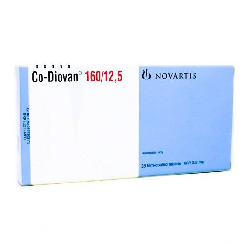 كو ديوفان لعلاج ارتفاع ضغط الدم 160/ 12.5مجم 28قرص