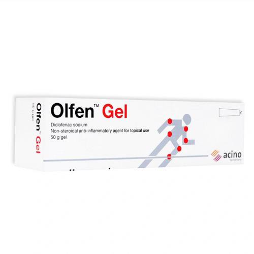 اولفين جل مضاد للالتهابات للاستخدام الموضعي 50جم