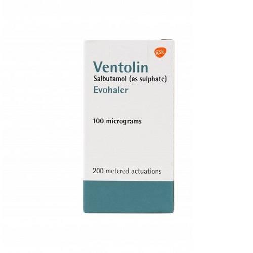 فنتولين ايفوهيلر سالبيوتامول 100مكجم بخاخ لعلاج الربو 200جرعة