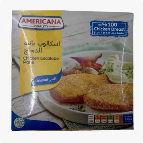 امريكانا دجاج اسكالوب بانيه اوريجنال 500جم