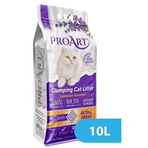 برو ارت رمل القطط المتكتل برائحة اللافندر 10لتر