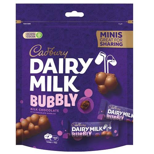 كادبوري ديري ميلك شوكولاتة ميني بابلي بالحليب 156جم