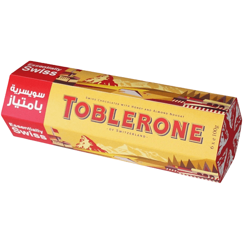 توبليرون شوكولاتة بالحليب 100جم 6حبة