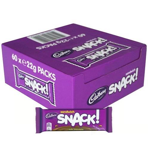 كادبوري سناك ساندوتش 22جم 60حبة