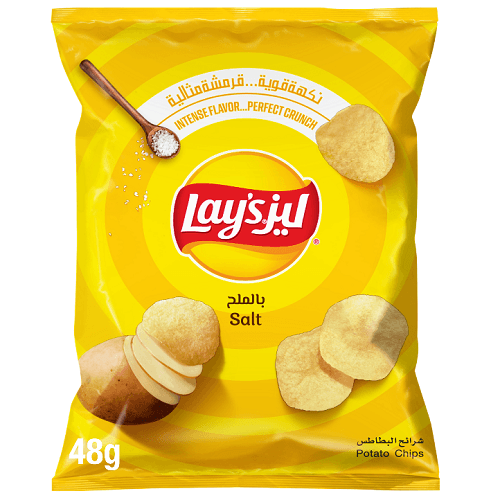 ليز شيبس بالملح 48جم