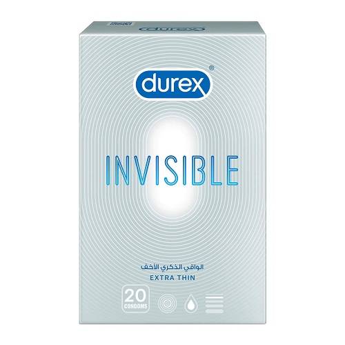 ديوركس انفزيبل واقيات ذكرية فائق النحافة 20واقي ذكري