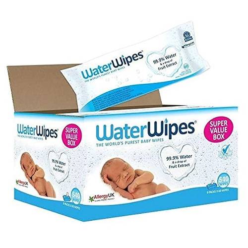 ووتر وايبس مناديل مبللة للاطفال 60منديل 9حبة
