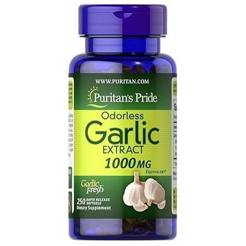 بيوريتانز برايد زيت الثوم 1000مجم مكمل غذائي يدعم صحة القلب 100كبسولة