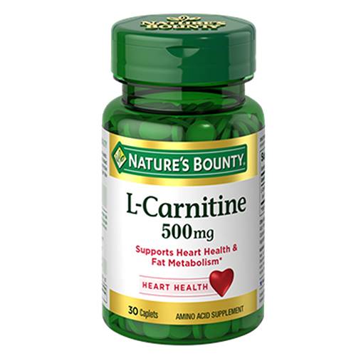 نايتشرز باونتي ال كارنيتين 500مجم يدعم صحة القلب وعمليات التمثيل الغذائي للدهون 30قرص