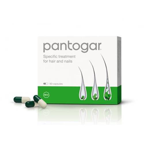 بانتوجار مكمل غذائي يعمل على نمو الشعر والاظافر 90كبسولة