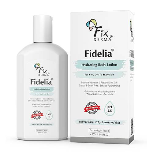 فيكسديرما فيديليا لوشن مرطب للجسم للبشرة شديدة الجفاف الى المتقشرة 250مل
