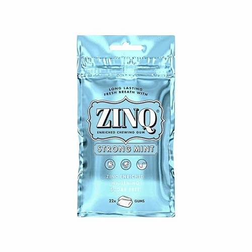 زنك علكة بالنعناع القوي غنية بالزنك وخالية من السكر 22حلاو