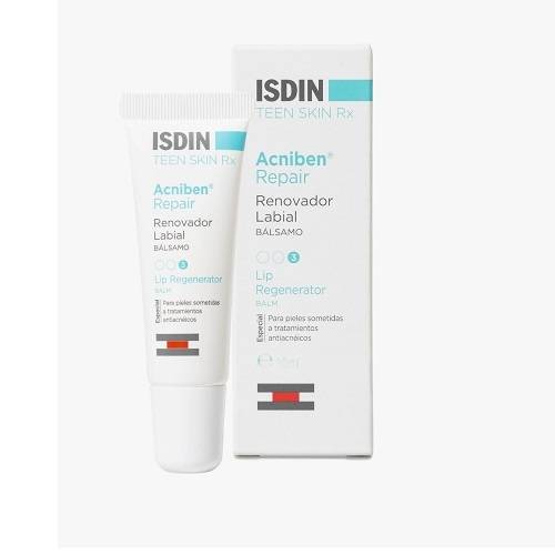 ايسدين اكنيبين ريبير بلسم الشفاه المجدد للعناية بشفاه المراهقين اثناء علاجات حب الشباب 10مل
