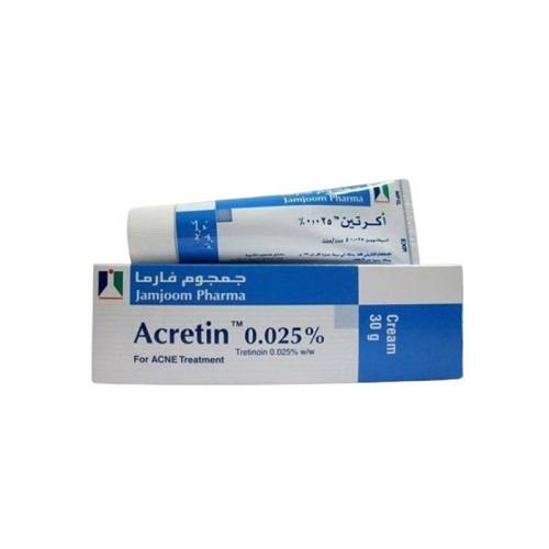 اكراتين كريم 0.025% لعلاج حب الشباب 30جم