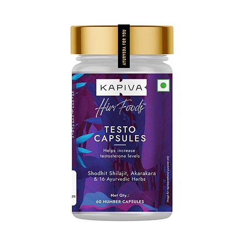 كابيفا هيم فودز كبسولات تيستو مكمل غذائي لزيادة مستويات هرمون التستوستيرون 60كبسولة