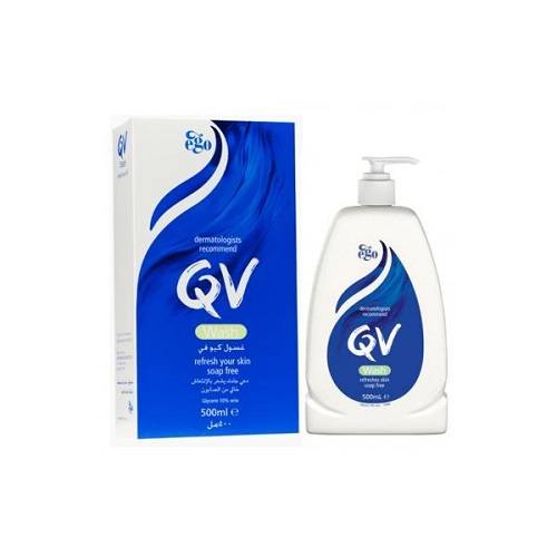 كيوفي غسول لانعاش بشرتك خالي من الصابون 500مل