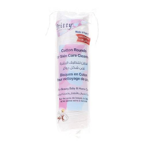 بريتي قطن لتنظيف البشرة على شكل دوائر 80قطعة