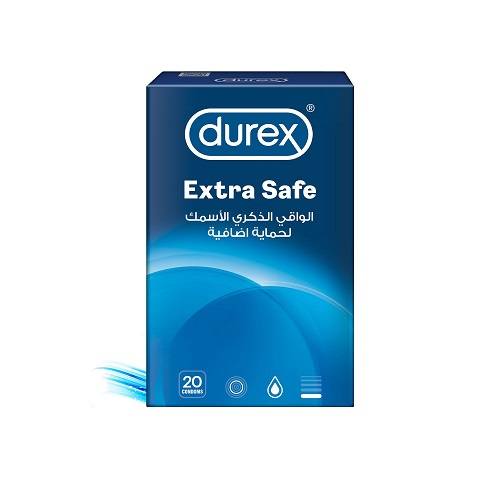 ديوريكس واقي ذكري اكسترا سيف 20 قطعة