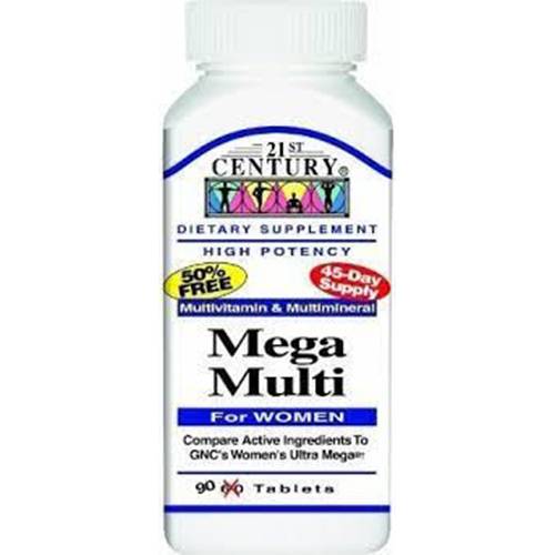 توينتي فيرست سينتشري ميجا ملتي مكمل غذائي للنساء 90قرص