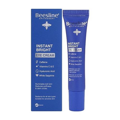 بيزلين كريم لتفتيح العيون الفوري لتفتيح البشرة الباهتة وتقليل الانتفاخات والهالات السوداء 15مل
