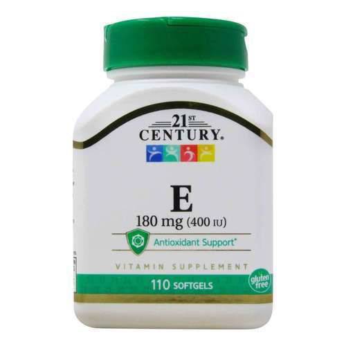 توينتي فيرست سينتشري فيتامين هـ400 لدعم المناعة والقلب 110كبسولة هلامية