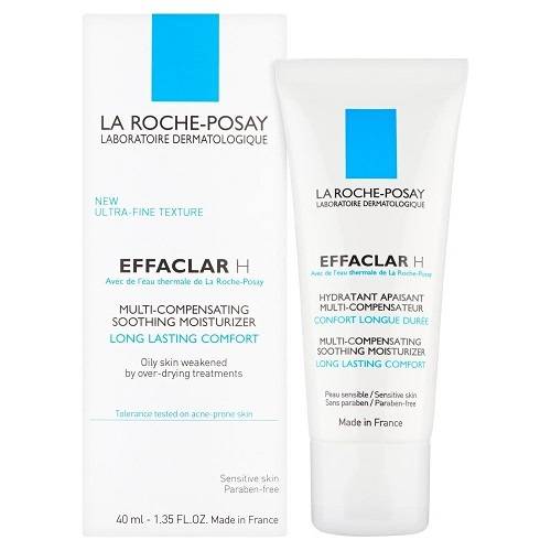 لا روش ايفاكلار اتش كريم ترطيب مهدئ فائق 40مل