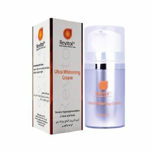 ريفيتول+ كريم تبييض فائق لعلاج فرط التصبغ الشديد في الوجه والجسم 50مل