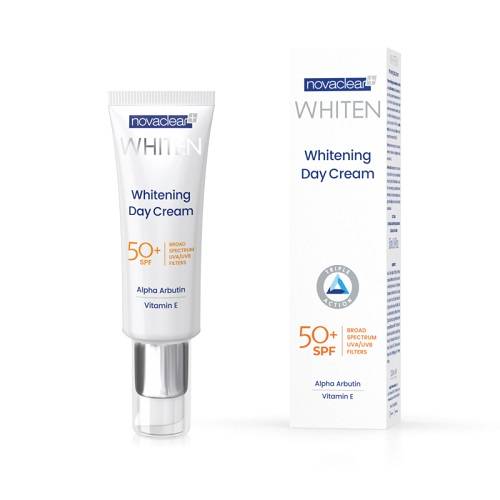 نوفاكلير كريم النهار للتفتيح بمعامل حماية+50 50مل