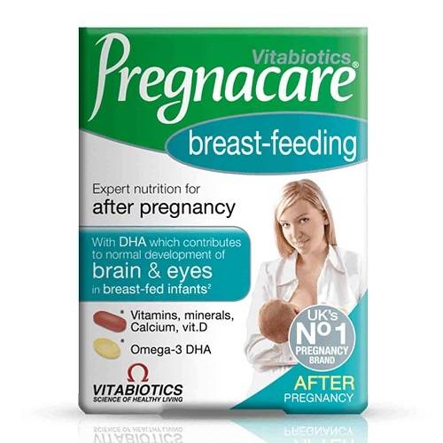 بريجنا كير للرضاعة مكمل غذائي للمرضعة 56حبة + 28كبسولة