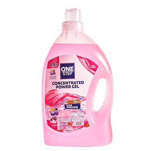 ون ستيب جل ملابس بينك 3لتر