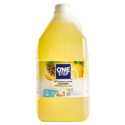 ون ستيب منظف متعدد الاستعمالات 4×1 ليمون وصنوبر 4لتر
