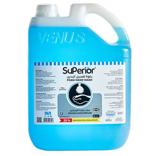 سوبر يور رغوة غسيل الايدي برائحة الاوركيدا 5لتر