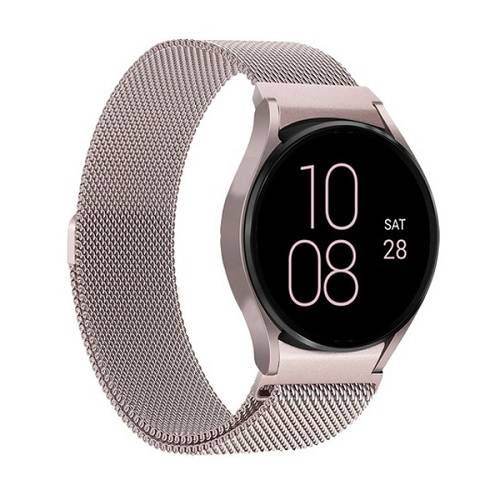 بيورو ميلانيزي سوار مغناطيسي لساعة سامسونج جالاكسي 4/4 كلاسيك ذهبي وردي رقم.14019