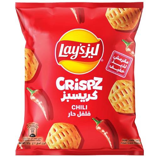 ليز كريسبز شيبس بالفلفل الحار 12جم