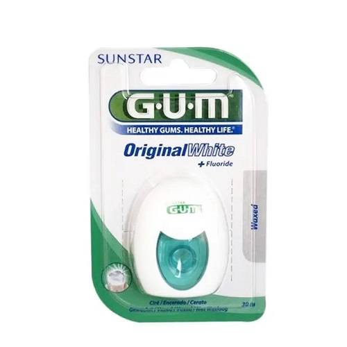 جي يو ام خيط تنظيف الاسنان الشمعي الاصلي