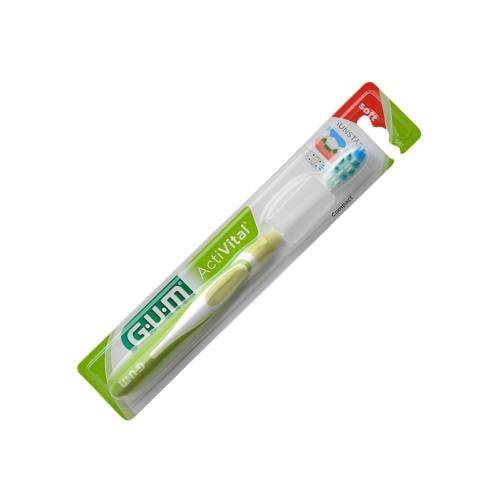 جم اكتيفيتال كومباكت فرشاة اسنان ناعمة 1قطعة