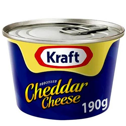 كرافت جبنة شيدر مطبوخة قليلة الدسم 190جم