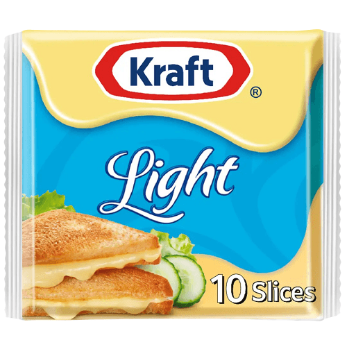 كرافت شرائح جبن لايت 10شريحة 200جم