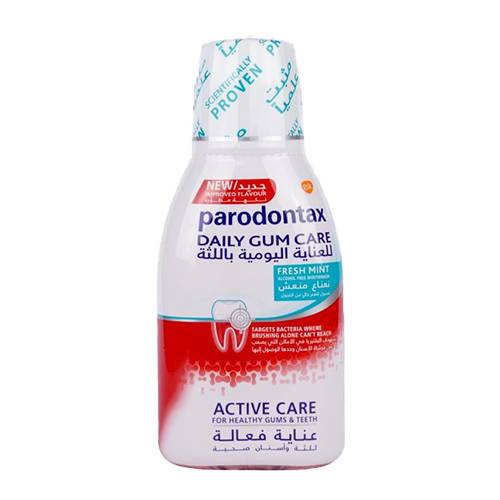 بارودونتاكس غسول فم للعناية اليومية باللثة بنكهة النعناع المنعش 300 مل