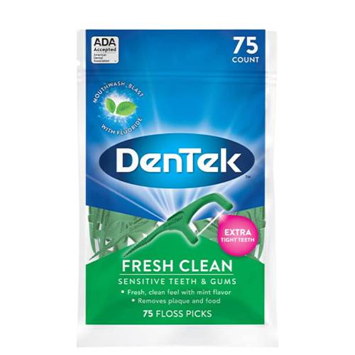 دينتيك فريش كلين خيط تنظيف الاسنان 75قطعة