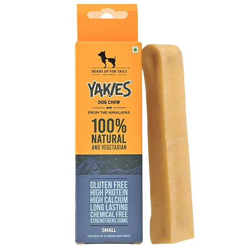 هيدز اب فور تيلز ياكيز عظمة مضغ طبيعية نباتية صغيرة 25جم