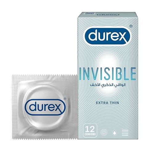 ديوركس انفزيبل واقيات ذكرية فائق النحافة 12واقي ذكري