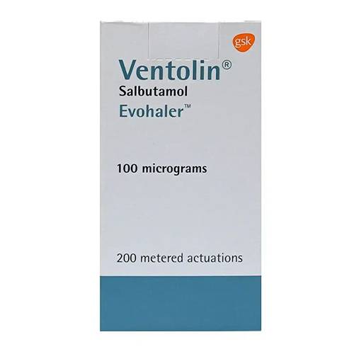فنتولين ايفوهيلر سالبيوتامول 100مكجم بخاخ لعلاج الربو 200جرعة