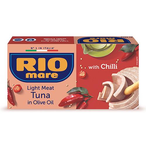 ريو تونة خفيفة في زيت الزيتون مع الفلفل الحار 2×160جم