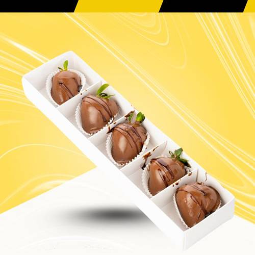 فراولة مع شوكولانة