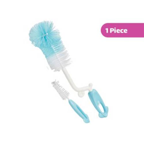 مام ايزي فرشاة تنظيف الزجاجات والحلمات 2في1 قطعة واحدة