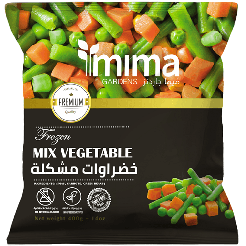 ميما جاردنز خضراوات مشكلة مجمدة 400جم